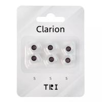 ราคา Tri Clarion ซิลิโคนหูฟัง Eartips 3 คู่สําหรับ S/M/L ขนาดหูฟังอุปกรณ์เสริมชุดหูฟังแบบมีสาย (29769438170)