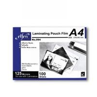 ราคา Elfen พลาสติกเคลือบบัตร ขนาด A4 แผ่นเคลือบกระดาษ แผ่นเคลือบ หนา 125mc. (บรรจุ 100 แผ่น / 1 กล่อง ) (41101773315)