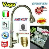 ราคา % VAGO ITALY DESIGN S-304 STAINLESS STEEL KITCHEN BASIN MOUNT FLEXIBLE PILAR SINK FAUCET (17494745530)
