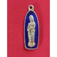 ราคา เหรียญกะไหล่ทองลงยาน้ำเงิน เจ้าแม่กวนอิม หลังภาษาจีน (28361768503)