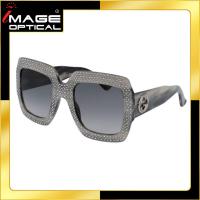 ราคา แว่นกันแดดผู้หญิง ยี่ห้อ GUCCI รุ่น GG0048S-001 (9856098402)