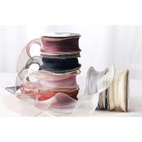 ราคา พร้อมส่ง!! ริบบิ้นผ้าแก้วขอบทอง (6178958144)