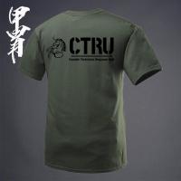 ราคา เสื้อยืดแขนสั้นลายหัวม้าพิมพ์ลายทหารยุทธวิธีสำหรับผู้ชายคอกลม (42557626366)