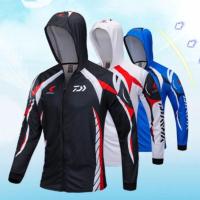 ราคา DAIWA เสื้อยืด แขนยาว มีหมวก ป้องกันรังสี UV แห้งเร็ว สำหรับตกปลา (10569081466)
