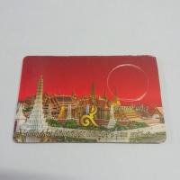 ราคา แผงเปล่า การ์ดเปล่า ใส่เหรียญ 1บาท (สีแดง)หมุนเวียน หลังวัด ปี 2525 ร9 #แผง #การ์ด #สะสมเหรียญ #เก็บเหรียญ #รักษาเหรียญ (11417731989)