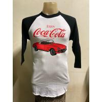 ราคา เสื้อยืด แขนสามส่วน ลาย โคคา-โคล่า สไตล์วินเทจ (21292911069)