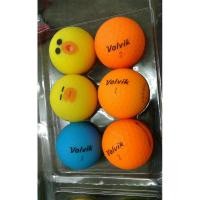 ราคา ลูกกอล์ฟ VOLVIK vivid ผิวกำมะหยี่ มือสอง 6ลูก (5724444744)