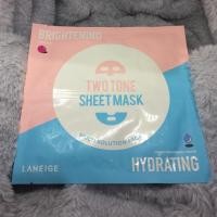 ราคา (ออเดอร์ไม่เกิน10แผ่นเกินคิดค่าส่งเพิ่มค่ะ)Laneige Two Tone Sheet Mask 13ml+15ml (2119609183)