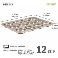 ราคา CHEFMADE WK9225 พิมพ์โดนัท 12 หลุม non-stick (18839271148)