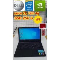 ราคา Notebook (Laptop) DELL INSPIRON 3558 , Core i3 , Ram 4 GB, SSD 256 G, การ์ดจอแยก 2g(สินค้ามือสอง ,พร้อมใช้งาน) (18739351924)