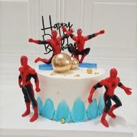 ราคา 7 ชิ้น SPIDERMAN MOTIF วันเกิดปาร์ตี้เค้ก TOPPER (42764735376)