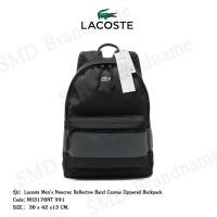 ราคา Lacoste กระเป๋าเป้สะพายหลัง รุ่น Lacoste Men's Neocroc Reflective Band Canvas Zippered Backpack Code: NH3170NT 991 (18603787481)