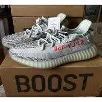 ราคา มือสอง ของแท้ ลดราคา Adidas Yeezy Boost 350 V2 เขียวมิ้นท์ US 10 / UK9ครึ่ง (24463854951)
