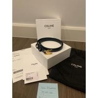 ราคา Celine triomphe belt size 1.8/70 used like new (22026459190)