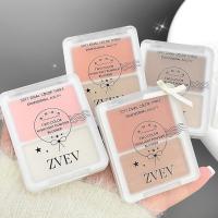 ราคา ZEVE Blush Two-Tone Blush Matte Highlight Brightening Contour Natural Blush Palette (29538161448)