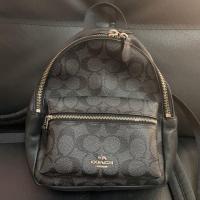 ราคา กระเป๋าสะพายหลัง Coach Signature mini แท้100% F58315 (3716098154)