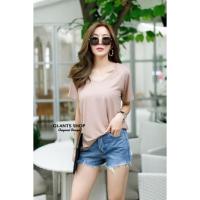 ราคา ❤️‍คอยูวีกุ้นoversize ❤️‍เป้ะมากงานเสื้อเรย่อน spendex คัทติ้งสวยเนี๊ยไซต์ใหญ่oversizeใส่สบาย (5895909705)