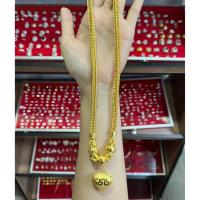 ราคา สร้อยคอสี่เสา ระย้าหัวใจ ขนาด 5บาท (27753416050)