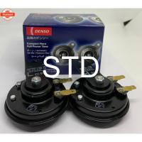 ราคา แตรรถยนต์ DENSO เดนโซ่ แตรปริ้นสีดำ 12V ขนาด 72 mm. (43717890657)