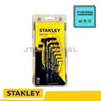 ราคา STANLEY ชุดประแจหกเหลี่ยมสีดำ ขนาด1.5 - 10 มม. รุ่น69-253(10ตัวต่อชุด) by JT (13059245961)
