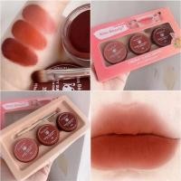 ราคา Kiss beauty Lip and cheek MUD 89949-03 ลิปเซ็ท 3 สี สวย ติดทน ทาตา แก้ม ปาก 3 in 1 จบในตลับเดียว (19886454305)