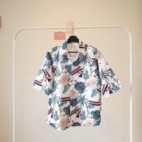ราคา เสื้อฮาวาย ชาย / เสื้อฮาวาย หญิง เสื้อเชิ้ตสไตล์เกาหลี UNS047 (6392057694)