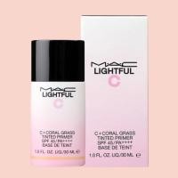 ราคา MAC Lightful C + Coral Grass Tinted Primer SPF 45 / Pa++++ 30 ML. ไพร์เมอร์ผสมกันแดดเนื้อครีมบางเบา (27234912397)
