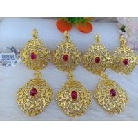 ราคา พร้อมส่งจี้เพชรซีกพลอยแดงชาตั้ม งานโบราณสวยคลาสสิค ดูดี (10661159012)