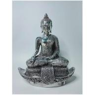 ราคา พระเชียงแสนเหล็กไหลเงินยวงยวง พิมพ์สุโขทัยหน้าตัก 9นิ้ว (7134843611)