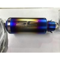 ราคา ปลายท่อ SC สีไทเท ใส่คอ2นิ้ว (18128136339)