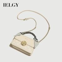 ราคา IELGY กระเป๋าสะพายข้าง อเนกประสงค์พร้อมสายคล้องไหล่สายโซ่ลายตารางเพชรสุดเก๋แฟชั่นกระเป๋าสะพายไหล่ขนาดเล็กพร้อมตกแต่งผ้าพันคอไหมส (17699018365)