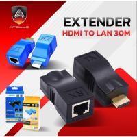ราคา APOLLO - AX04 HDMI EXTENDER BY CAT5E/6 CABLE EXTENDER HDMI TO LAN 30M (23156255447)