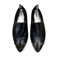 ราคา รองเท้า Miu Miu รุ่น Cap Toe Slip-On Sneakers (ของแท้มือ 2 สภาพ 85% ราคา Shop 20,500 บาท) (26555822643)