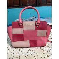 ราคา กระเป๋าสะพายmkสีชมพู (25270758062)