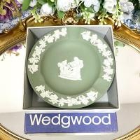 ราคา Wedgwood Jasperware Trinket Dish Sage Green จาน 4.5 นิ้ว (20277117723)