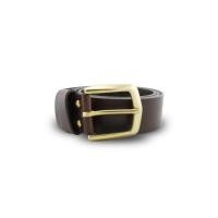 ราคา Brown Stone เข็มขัดหนังแท้รุ่น Milano Dark Brown Belt Solid Brass Arrow Buckle (63550771)