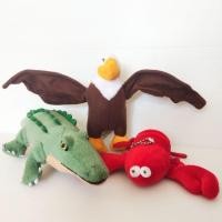 ราคา พวงกุญแจ ตุ๊กตานกอินทรีย์ eagle / ตุ๊กตาจระเข้ alligator / ตุ๊กตากุ้งล็อบสเตอร์ lobster ตุ๊กตาสัตว์ ญี่ปุ่นมือสอง (16189320649)