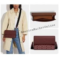 ราคา กระเป๋า COACH/ TURNER FLAP CROSSBODY IN SIGNATURE CHAMBRAY (COACH CH828) (23540928631)