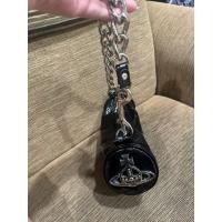 ราคา กระเป๋าสพาย วิเวียน งานแท้ หนังแก้วสีดำ (25792395343)