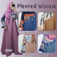 ราคา Kkeaw|ร้านแก้ว|Pleated Viscose Abaya|ชุดโบฮีเมี่ยน ชุดอิสลาม อาบายะห์ ชุดเดรส (25821842389)