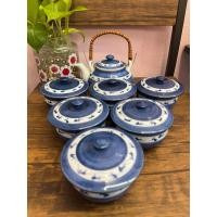 ราคา ชุดกาน้ำชา ลายคราม Arita ยกชุด 7 ชิ้น (กาชามีกรอง) (43811267813)