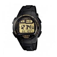 ราคา Casio นาฬิกาข้อมือผู้ชาย สีดำ สายเรซิ่น รุ่น W-734-9AVDF (1524937763)