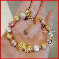 ราคา ข้อมือปี่เซียะ ทอง 3กษัตริย์ 18k พ่นทราย (6539704416)