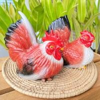 ราคา ตุ๊กตาเซรามิค ตุ๊กตาแต่งสวน ตัวใหญ่ เซ็ท 2 ตัว ไก่แจ้คู่ ไก่แจ้ตัวเมีย ตัวผู้ ไก่มงคล เสริมดวง ปรับฮวงจุ้ย (23179371099)