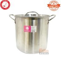 ราคา ( ของแท้ 100% ) หม้อต้มทรงสูง 30ซม. 100-260-4-30 ตราจรวด (13907294991)