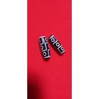 ราคา หินสีดำ - ขาว 9 ตา เสริมมงคล นำโชค พร้อมส่ง (25107263148)