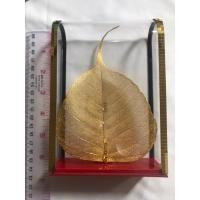 ราคา ใบโพธิ์ธรรมชาติจากพุทธคยา เมืองตรัสรู้พระพุทธเจ้า เคลือบทอง ตั้งโชว์ สวยงาม ผ่านพิธีกรรมมาแล้วที่ต้นพระศรีมหาโพธิ์ (24768039289)