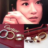 ราคา แหวน Love แบรนด์ หน้าโลโก้ล้วน งานสแตนเลสแท้ CT รุ่นไม่มีเพชร สีพิ้ง/ทอง/เงิน หน้า 6 มม (1917339266)