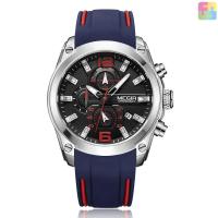 ราคา MEGIR ปฏิทินวันวันที่ซิลิโคนปฏิทิน 3atm กันน้ําผู้ชาย Luminous 3atm กันน้ํานาฬิกาผู้ชาย 2063 Luminous 3atm ซิลิโคนปฏิทินวันนาฬิกาซิลิโคน (42708860428)