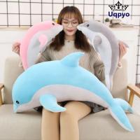 ราคา หมอนปลาโลมา UQPYO, ผ้าฝ้าย PP เติมของเล่นตุ๊กตาปลาโลมานุ่ม, 30/ 50 ซม.สีฟ้าสีชมพูสีเทายัดไส้ Dolphin (41769674489)